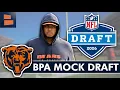 Chicago Bears Mock Draft 7-Round BEST PLAYER AVAILABLE Projections