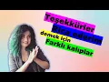 Lagu 'Teşekkürler' ve 'Rica Ederim' demek için farklı kalıplar öğreniyoruz...