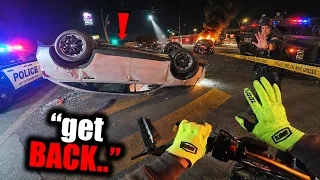 I Rode DEEP into LA's WORST At Night & Saw This..