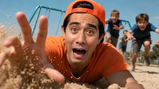 Zach King Gets TRAPPED in SINKING SAND | Magic Illusions