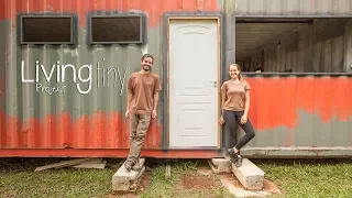 Shipping Container Wooden Door Part 2/2 – Living Tiny Project Ep. 007