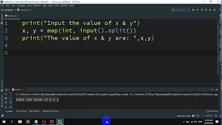 How to input 2 integers in one line in Python