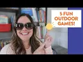 5 Fun Educational Summer Activities for Kids ages 5-8 outdoor activities for K-2