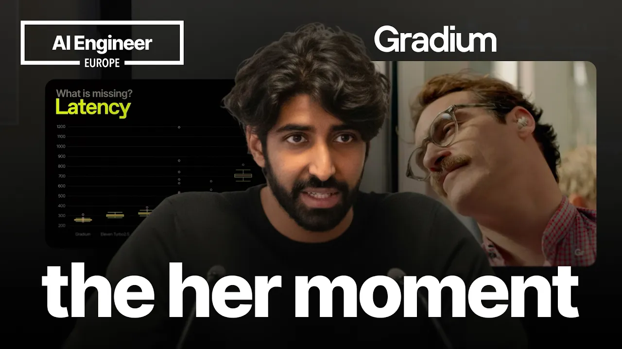 Voice AI: when is the "Her" moment? — Neil Zeghidour, CEO, Gradium AI: video thumbnail