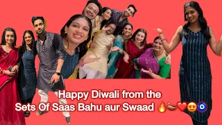 Diwali Special Vlog ๐๐ชโค๏ธ | From Sets Of Saas Bahu aur Swaad | #happydiwali #festivevibes #btsfun