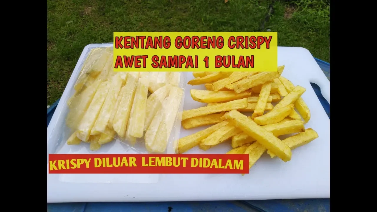 ini dia rahasia kentang goreng crispy ala kfc||French fried ala kfc Jangan lupa like,,komen n subcri. 