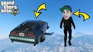 قراند 5 اقوى تهكير و خليت السيارة تطير في GTA V 