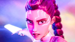 huntrix vs saja boys what it sounds like song k pop demon hunters movie clip 2025 