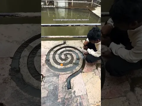 Ancient water maze 😯#shorts