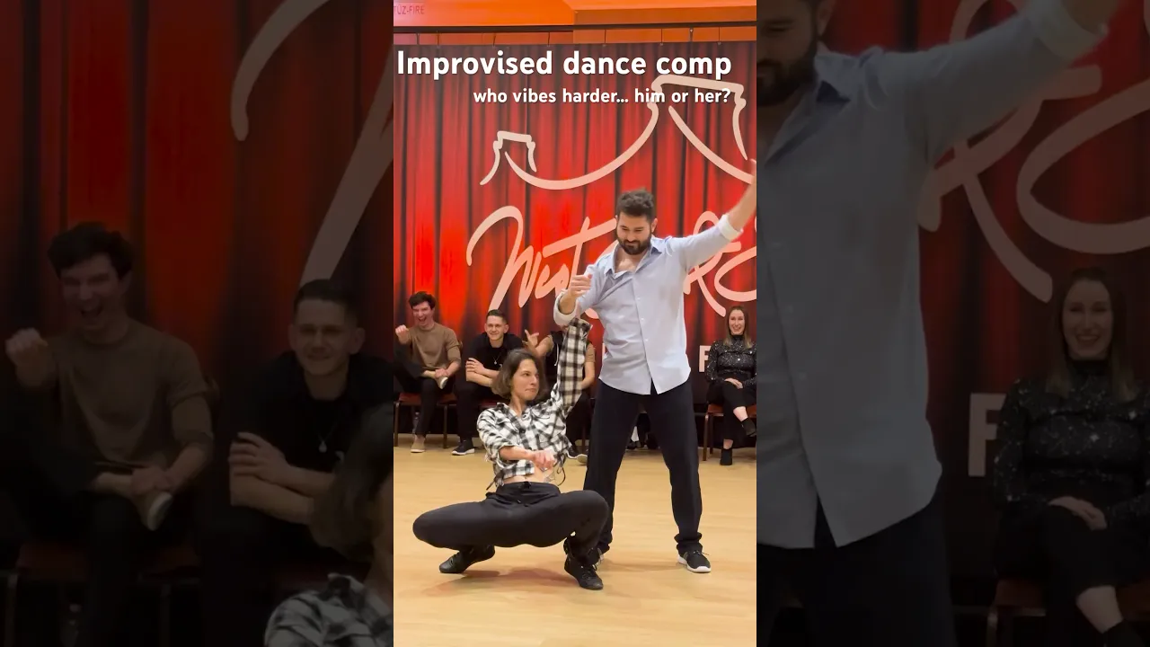 HE CATCHES UP IN THE END… or does he? 😂 Emeline & Ben #dance #westcoastswing #funny #budafest