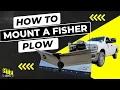 How to Mount Dismount a Fisher Plow