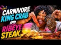King Crab and Ribeye Mukbang
