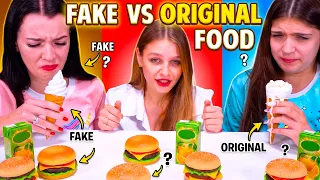 ASMR Fake VS Original Food Challenge Compilation NEW