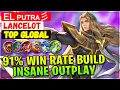 Download Lagu 91% Win Rate Build Insane Outplay Lancelot [ Top Global Lancelot ] EL ᴘᴜᴛʀᴀ彡 - Mobile Legends Build