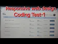 Coding Test-1 Responsive Web Design NXTWAVE HTML CSS BOOTSTRAP