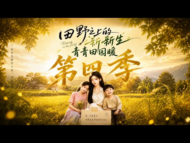 A new life rising from the fields, with verdant countryside brimming with warmth