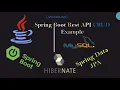 Customer Management System Rest API with Spring Boot Spring Data JPA Hibernate MYSQL Intro