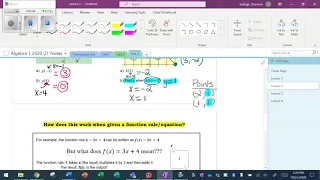 Lesson 2 Function Notation