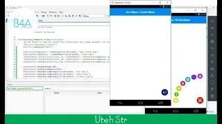 Basic4Android B4A Arc Menu Circle Menu