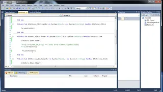 Visual Basic Tutorial 15 Arrays as Parameters and Multi Dimensional Arrays