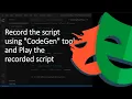 Record the script using CodeGen tool and Play the generated Automation script in Playwright