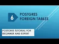 Postgres Foreign Table Postgres Foreign Data Wrapper Postgres Foreign Server postgresql tutorial