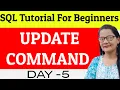 UPDATE COMMAND IN SQL DBMS TUTORIAL IN HINDI