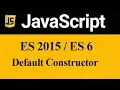 Default Constructor in JavaScript Hindi