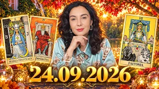 🎁 JOI, 24 SEPTEMBRIE – SURPRIZA, IERTAREA ȘI UN NOU DRUM! 🙏✨ TAROT HOROSCOP ZILNIC 🔮🍂