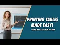 Print Multiplication Table in Python Using While Loop Python Basics for Beginners