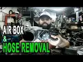 Stock Air Box and Hose Removal for Honda Shadow VT600 and VT750