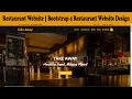 Restaurant Website Responsive Restaurant Website Restaurant Web Page design Using Bootstrap