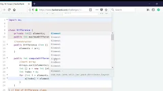 Day 14 Scope HackerRank JAVA