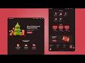 Responsive Christmas Landing page Using HTML CSS JavaScript