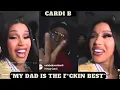 Cardi B Rides with Her Dad Speaks on How He Has Her Back No Matter What