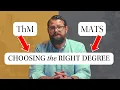 Which THEOLOGY degree is right for me Master of Theology vs Master of Arts in Theological Studies