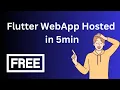 your Flutter WebApp in 5min using FIREBASE
