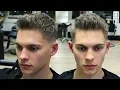 Short Textured Quiff Easy To Style Mens Haircut