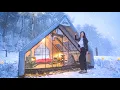 Lagu CAMPING IN HEAVY SNOW WITH A TRACTOR IN A NEW INFLATABLE TENT