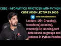 20 Using Groupby transform reindex rename for sorting in Python Pandas CBSE