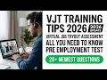 VJT Training Tips 2026 Virtual Job Tryout Assessment ALL You Need to Know Pre Employment Test
