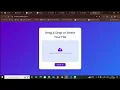 Beautiful File Upload Design with Drag Drop HTML CSS and JavaScript Tutorial