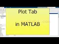 Plot Tab in MATLAB