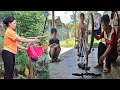 Download Lagu Nga washed clothes and school bag, Mao fixed the bicycle to prepare for Na to go to school.