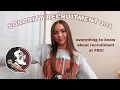 Sorority Recruitment Advice FSU