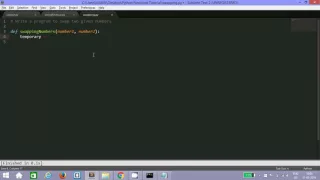 Step 3 1 Swapping two numbers using functions in python