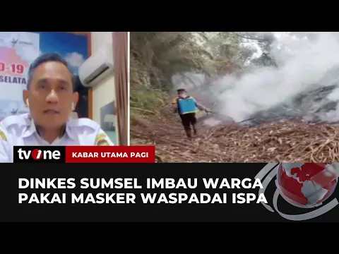 41.012 Jiwa terkena ISPA, Dampak Kebakaran Hutan & Lahan di Sumsel