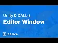 Creating an Editor Window with DALL-E in Unity