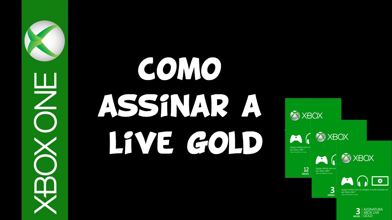 XBOX ONE COMO ASSINAR A LIVE GOLD COM OU SEM CARTÃO DE CRÉDITO