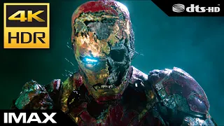 4k hdr imax spider man fights mysterios illusions 